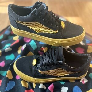 Vans X Harry Potter Golden Snitch US W8.5 M7.0 unisex sneakers